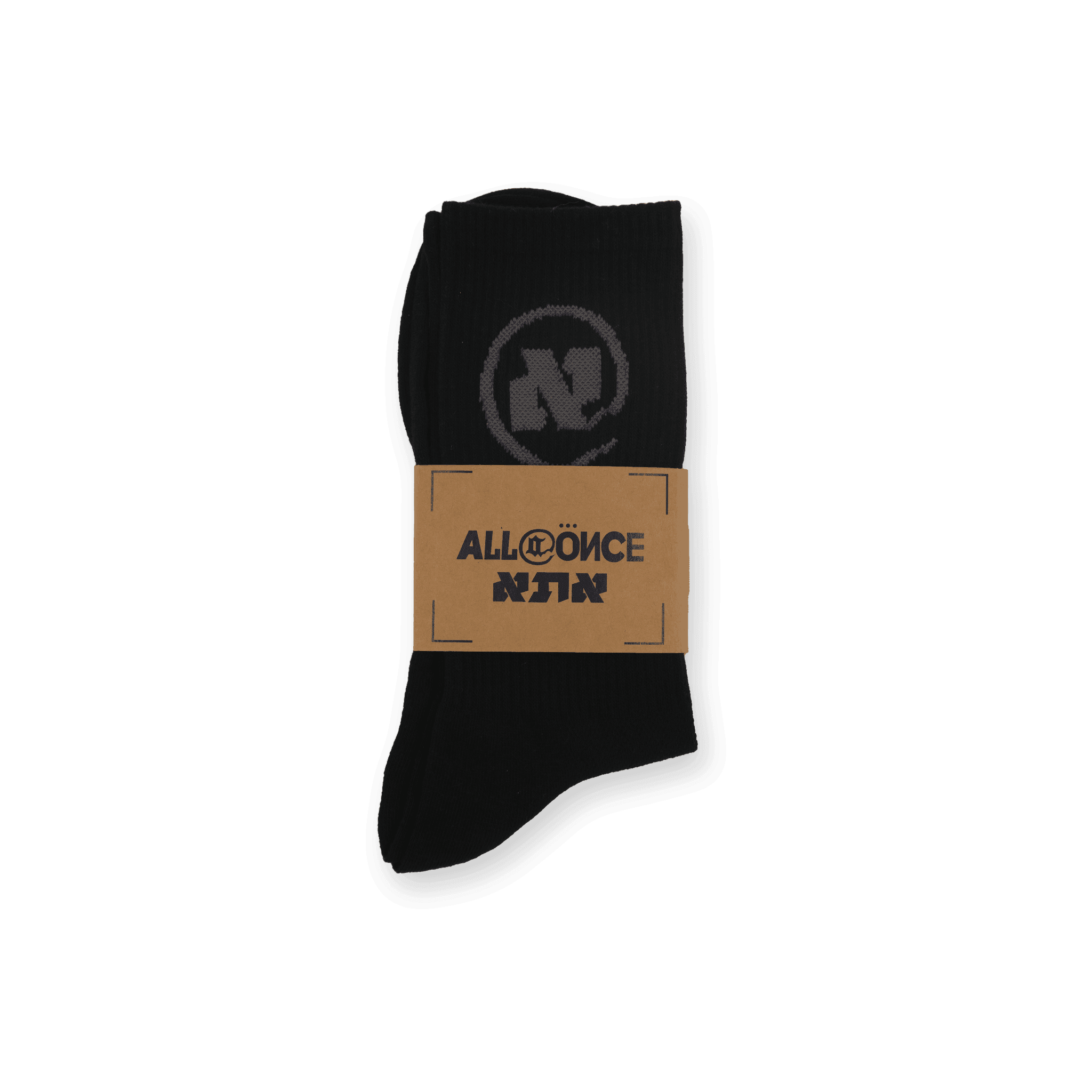Black Alef Socks - All@Once