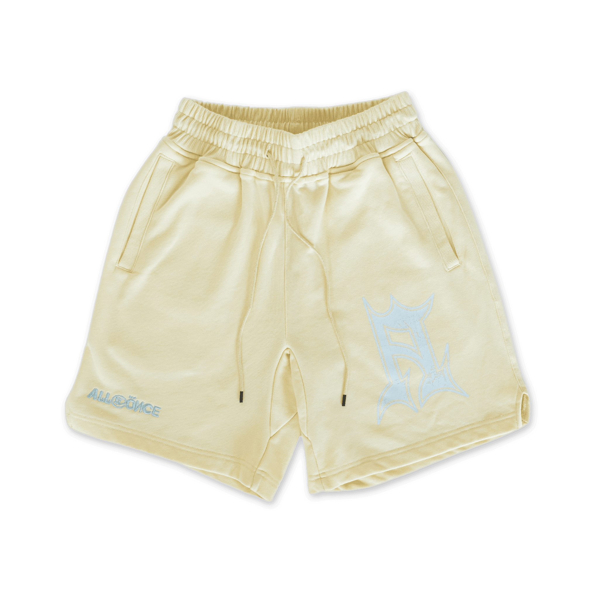 Cream Glyph Shorts - All@Once