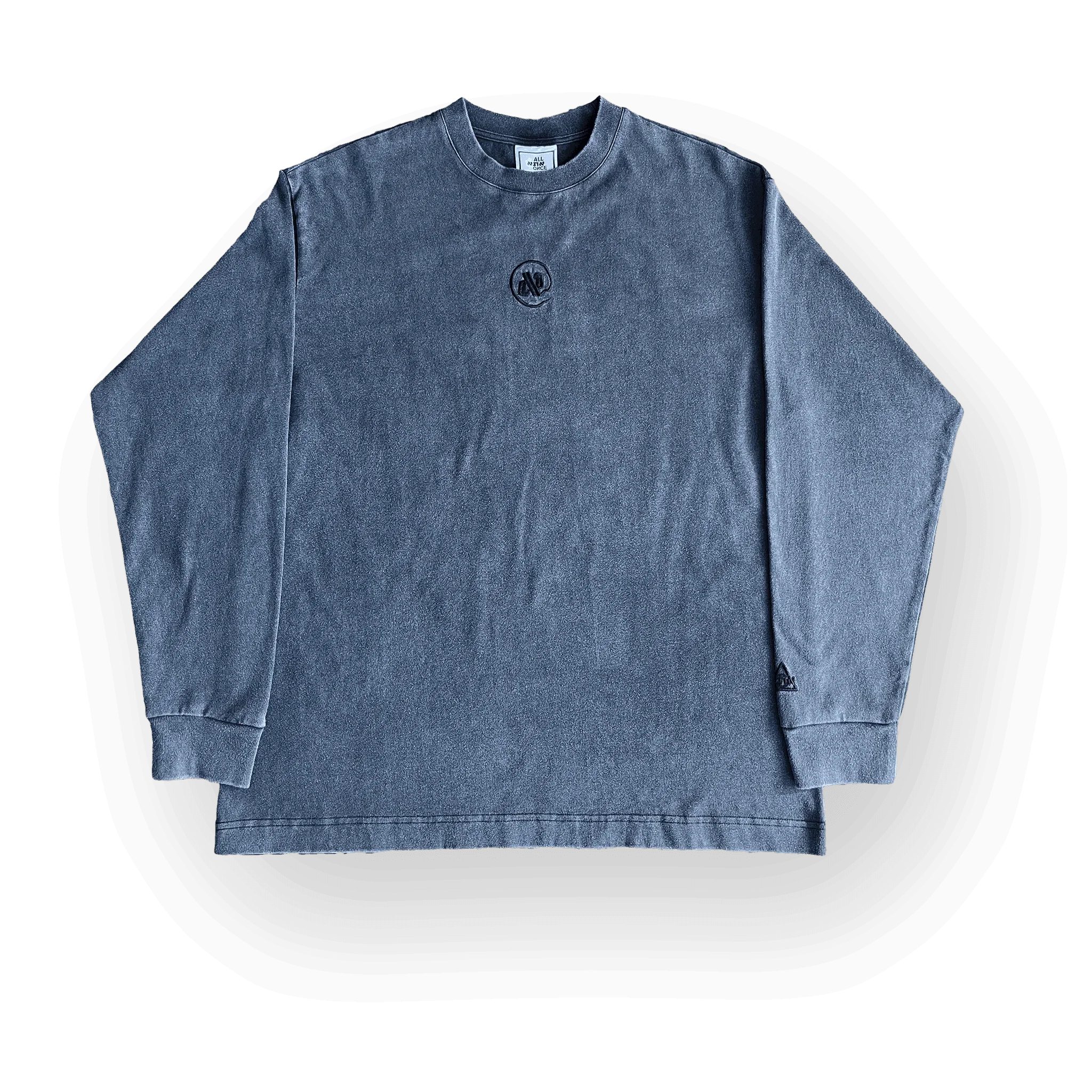 Long Sleeve Washed Black @ Alef Tee - All@Once