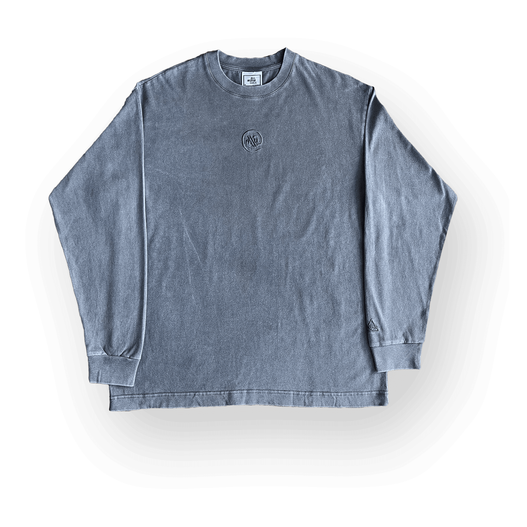 Long Sleeve Washed Grey @ Alef Tee - All@Once
