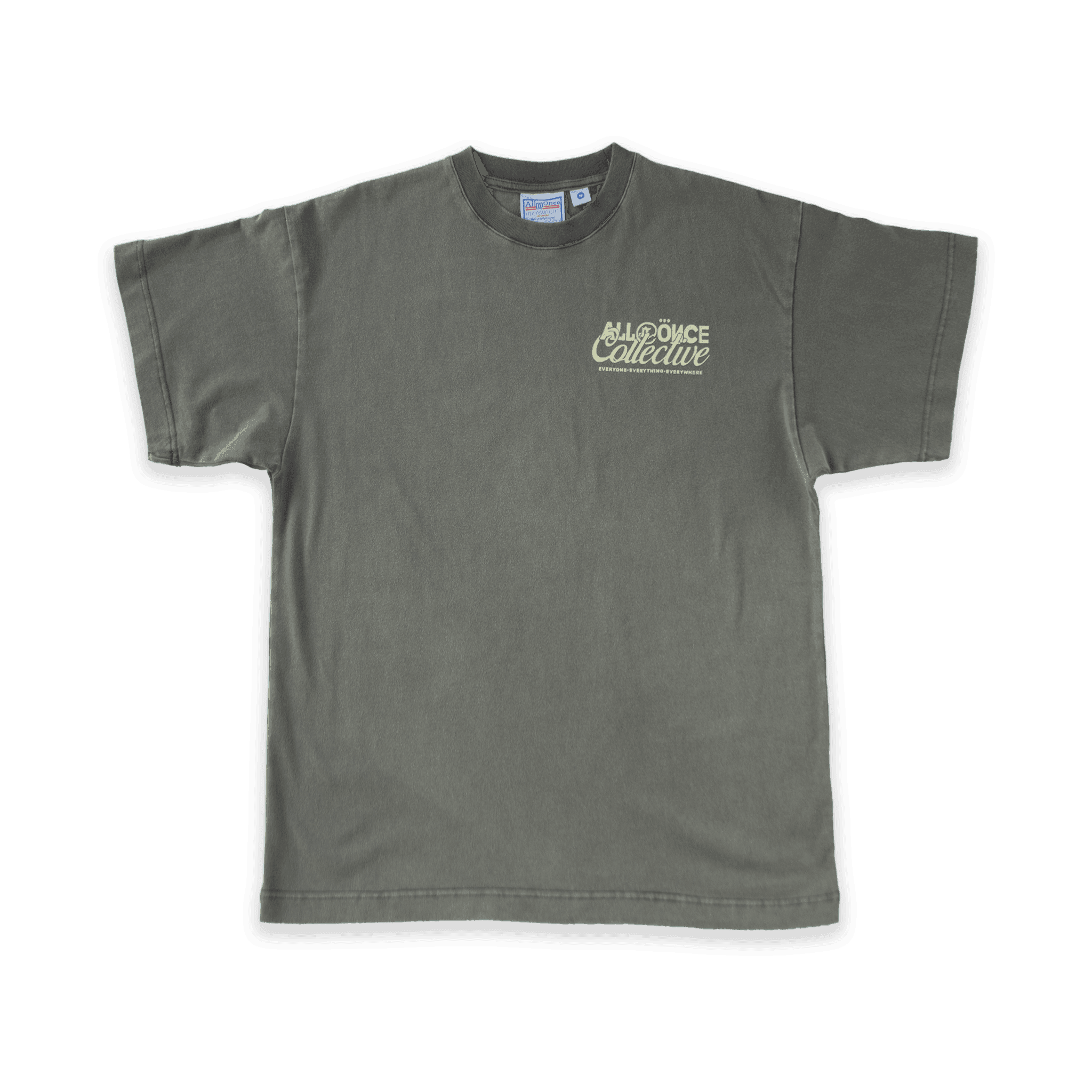 Off-Black Washed Collective Tee - All@Once