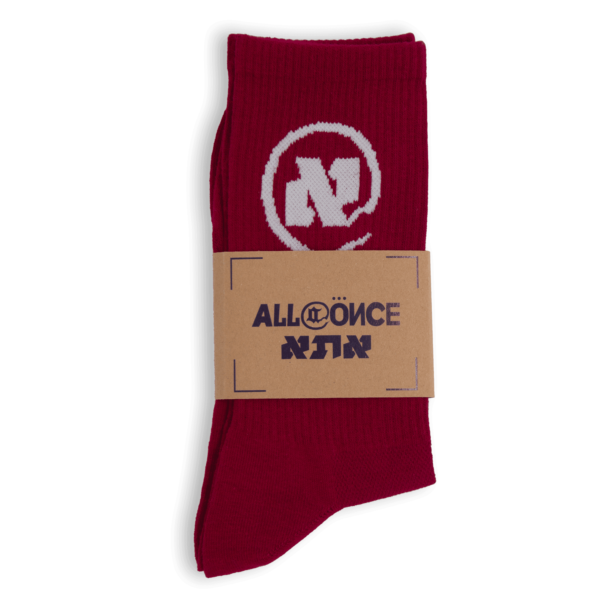 Red Alef Socks - All@Once