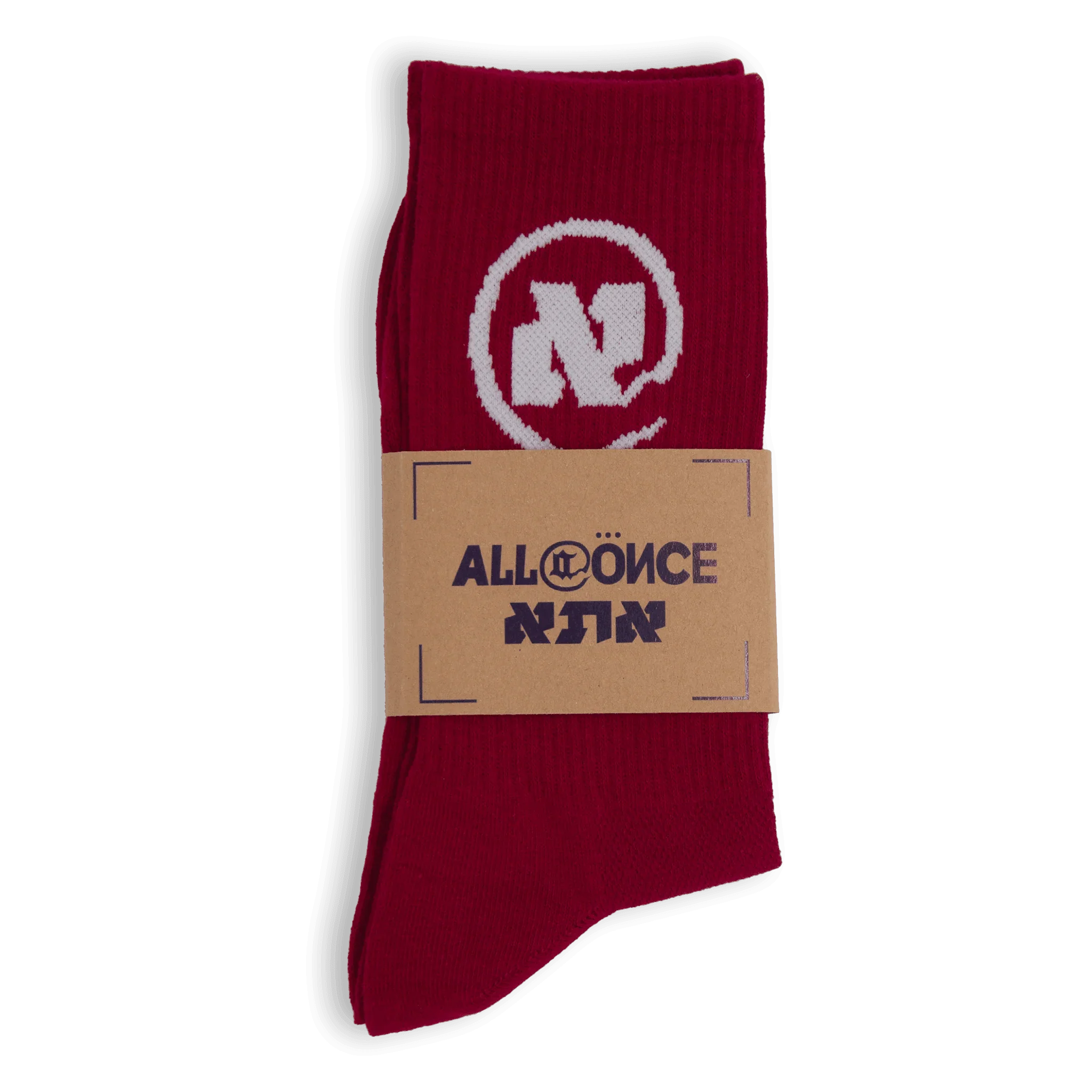 Red Alef Socks - All@Once