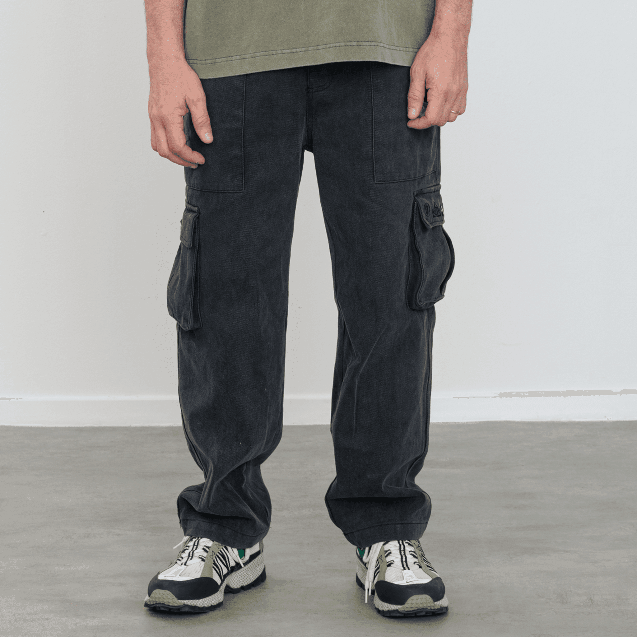 Washed Black CC Pants - All@Once