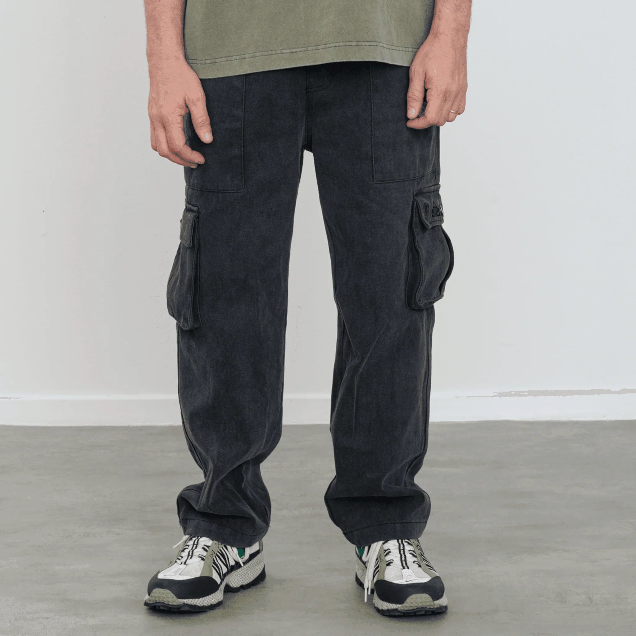 Washed Black CC Pants - All@Once