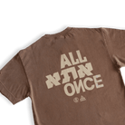 Washed Brown Alef Tee - All@Once