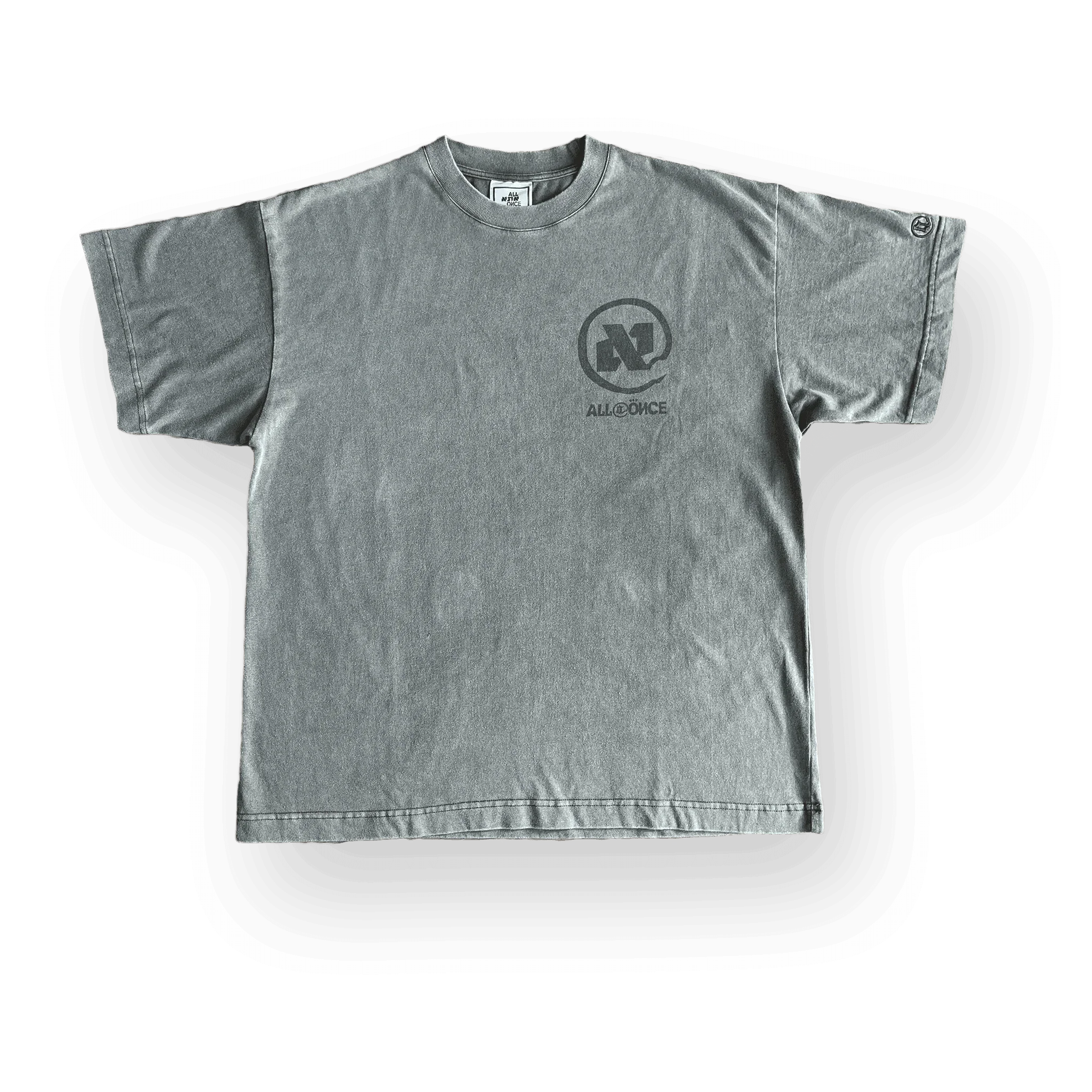 Washed Green Alef Tee - All@Once
