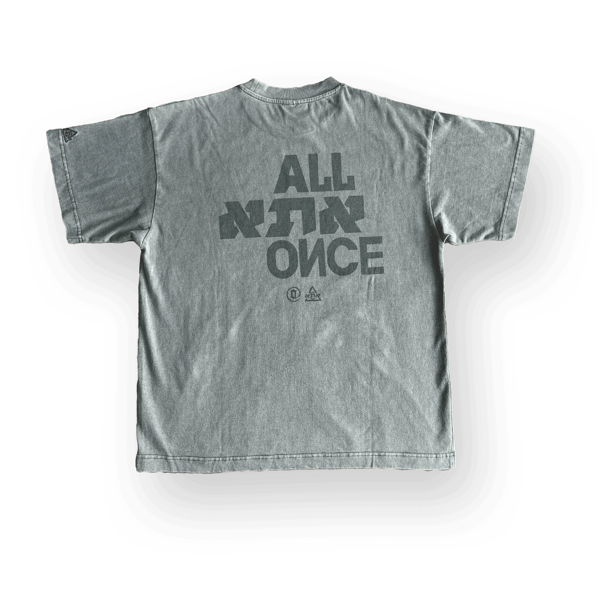 Washed Green Alef Tee - All@Once
