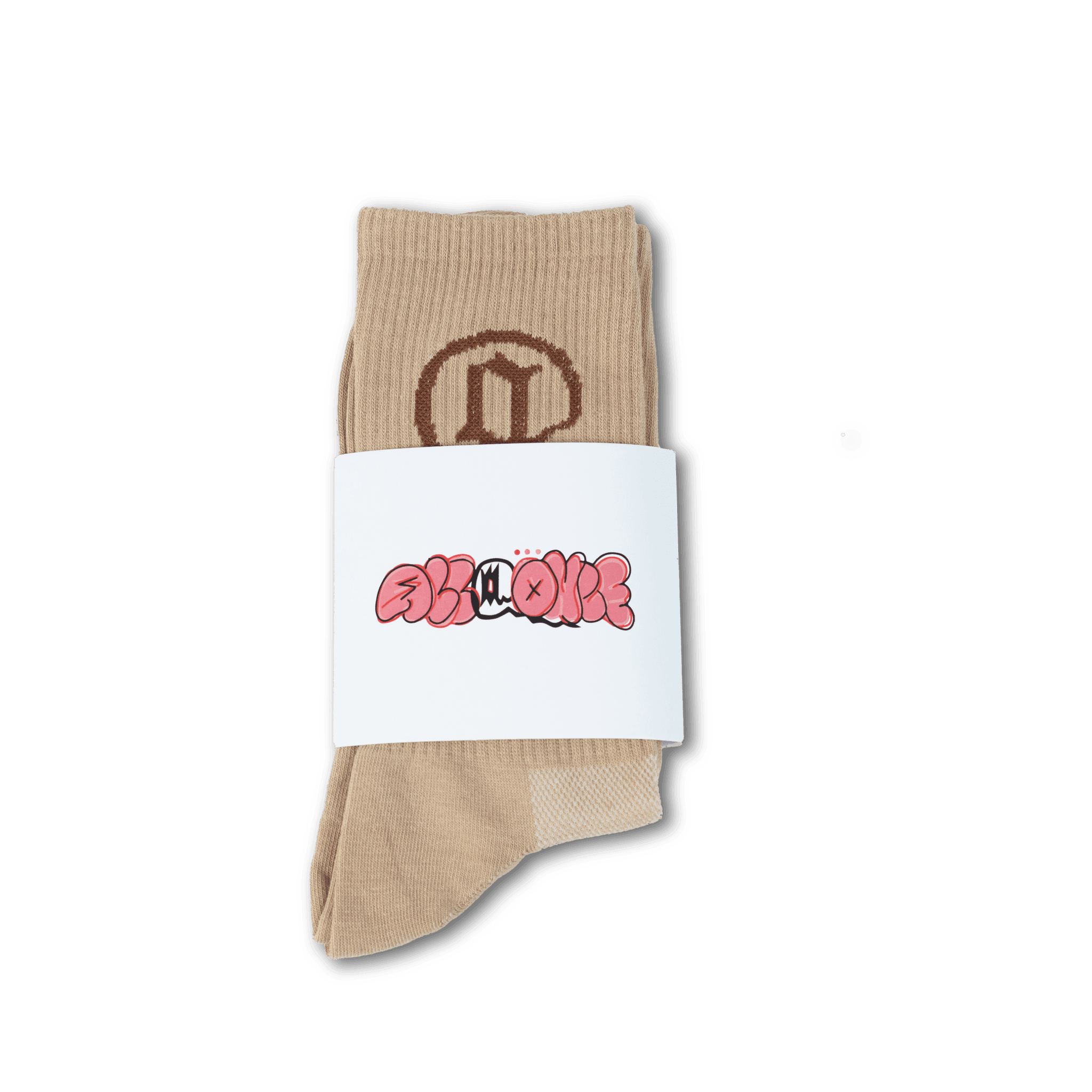 Beige @ Socks - All@Once