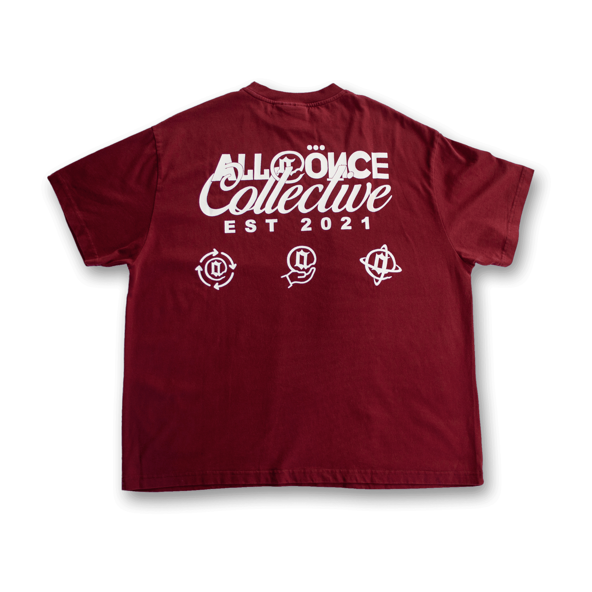 Burgundy Collective Tee - All@Once