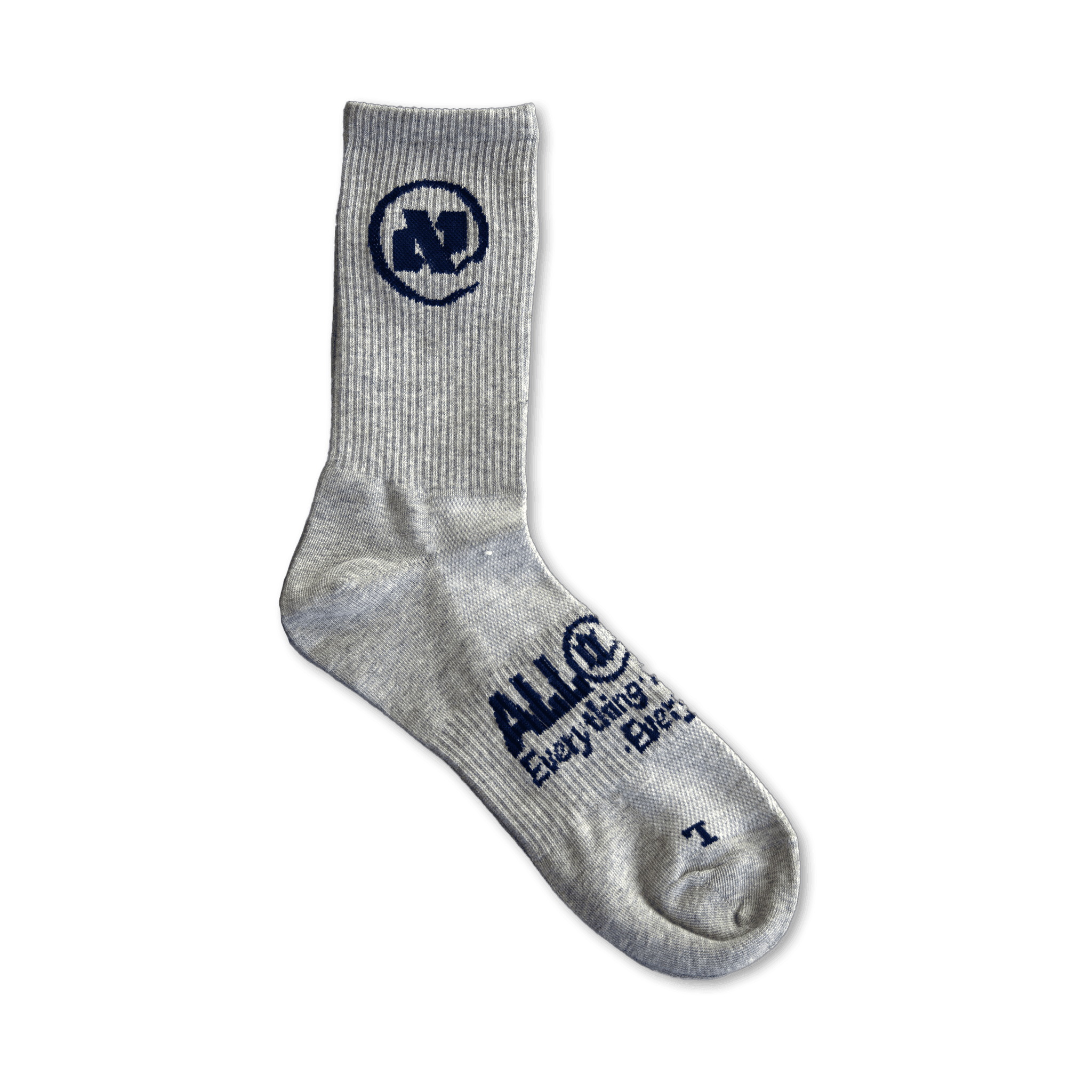 Heather Grey Alef Socks - All@Once