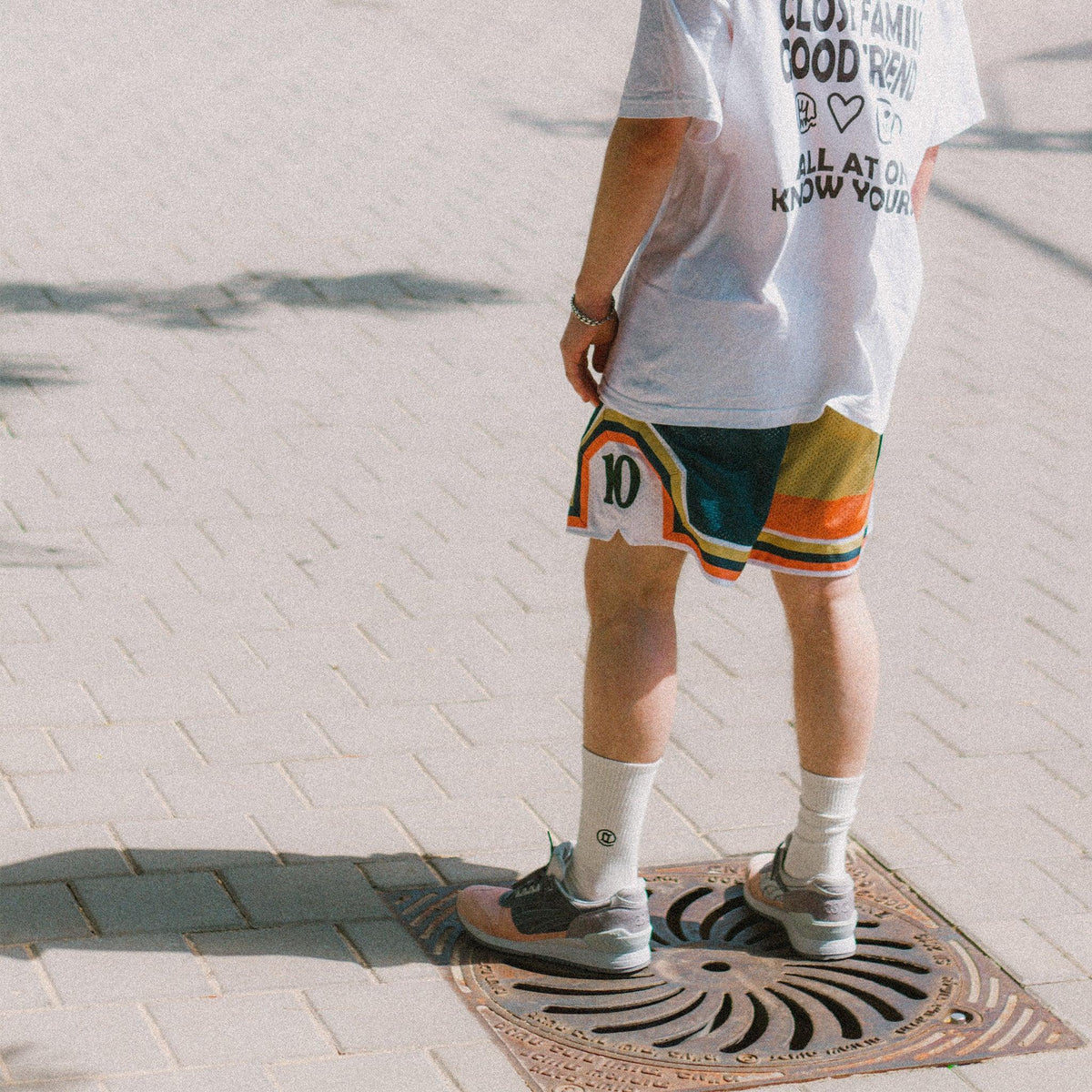 Sne@kerbox Script Off-White Socks, All@Once (photo 3)