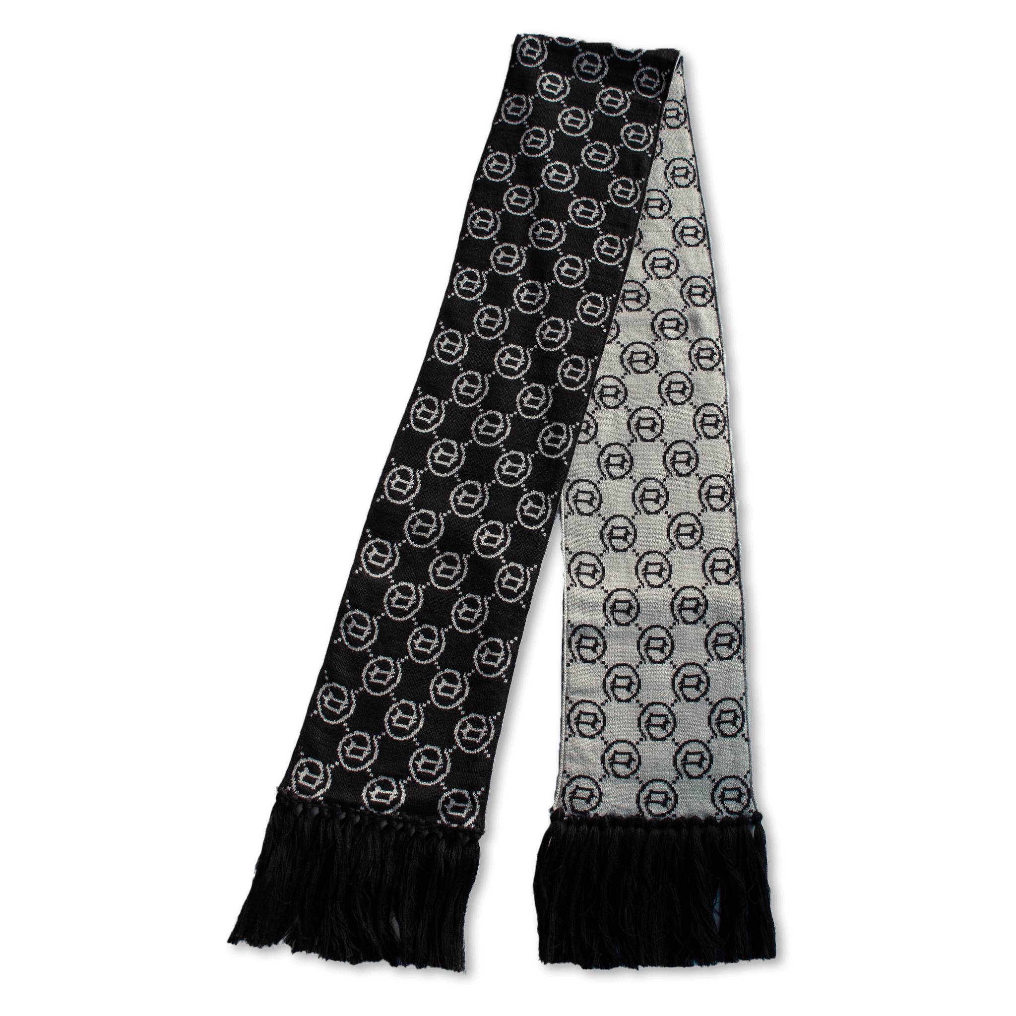 Two-Tone Monogram Scarf - All@Once
