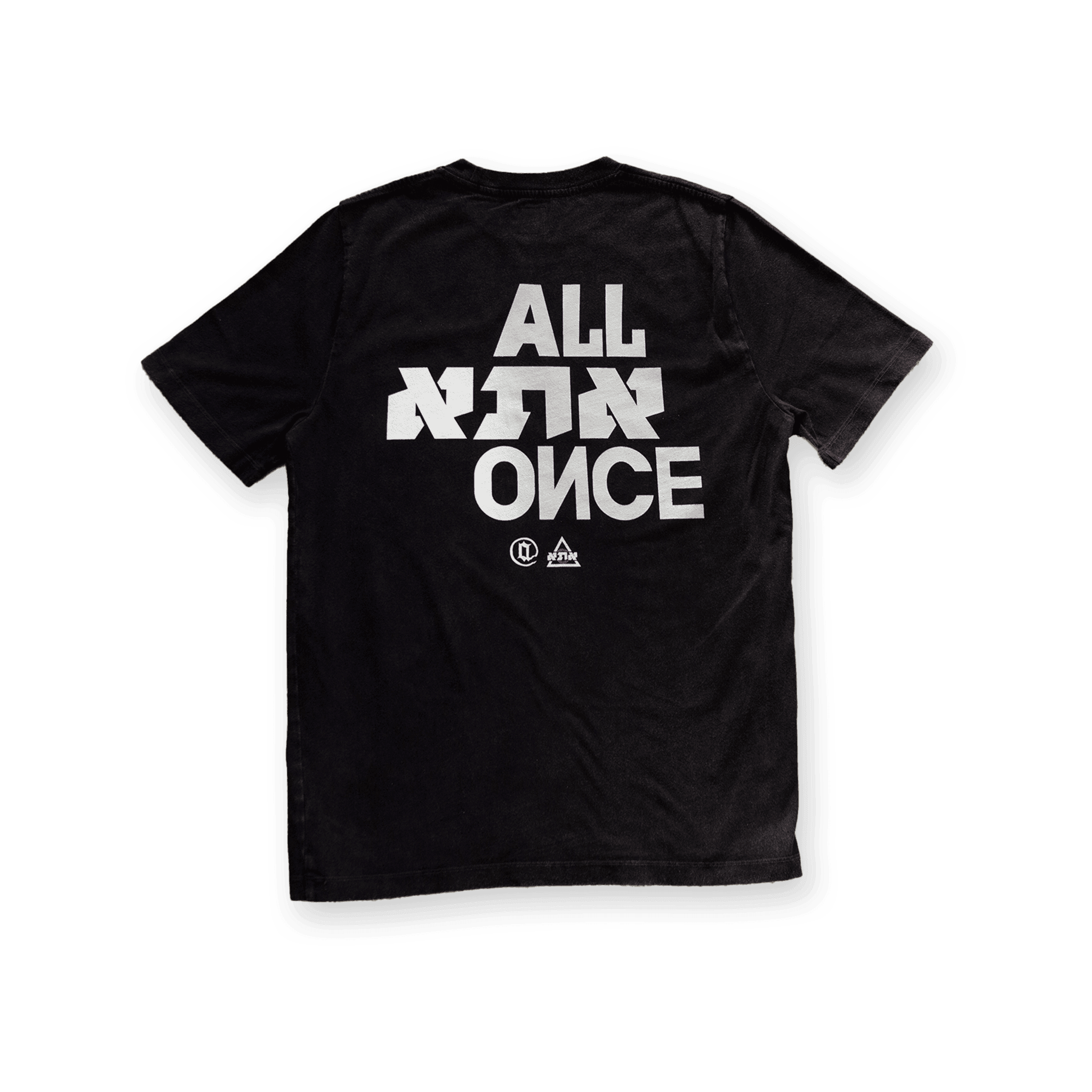 Washed Black Alef Tee - All@Once