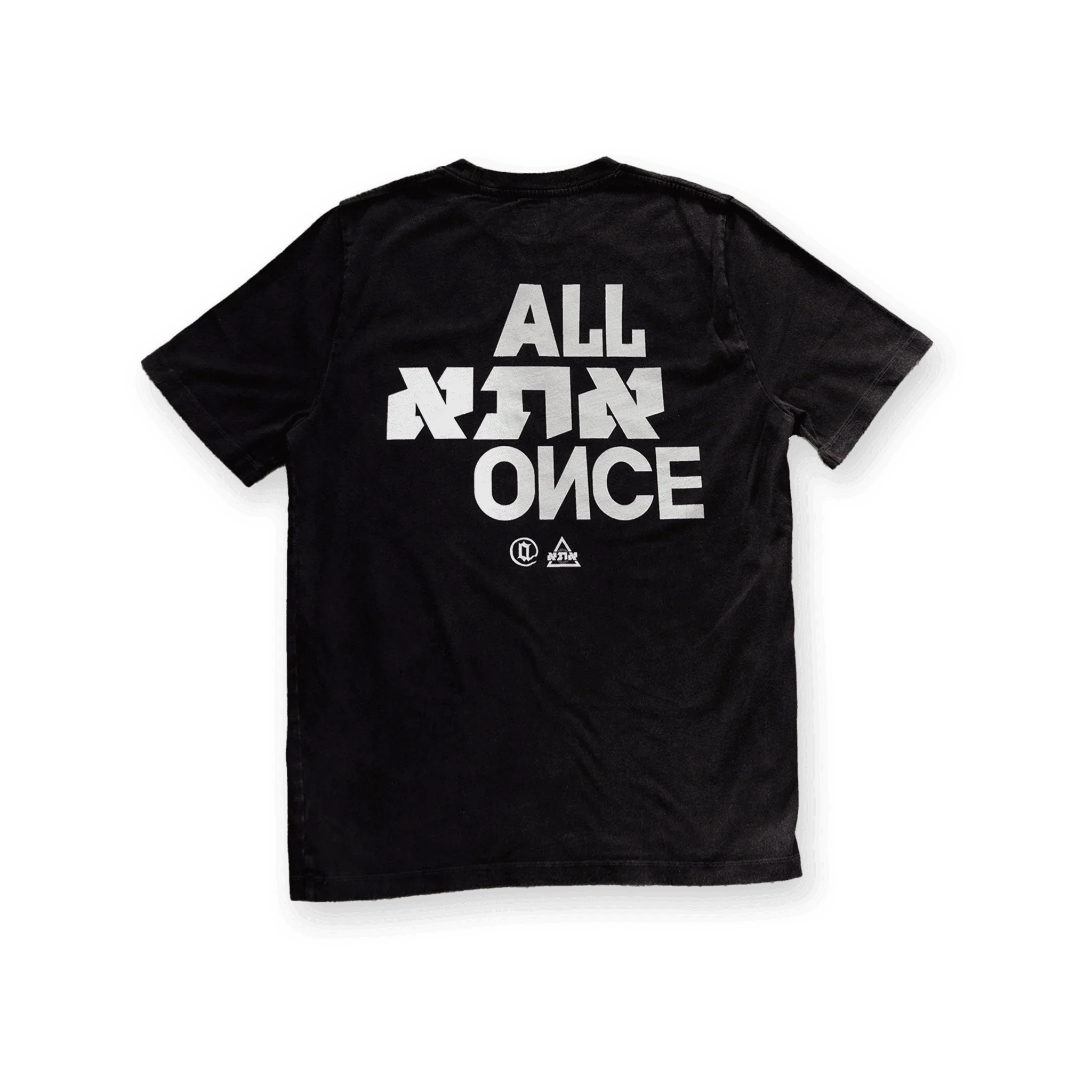Washed Black Alef Tee - All@Once