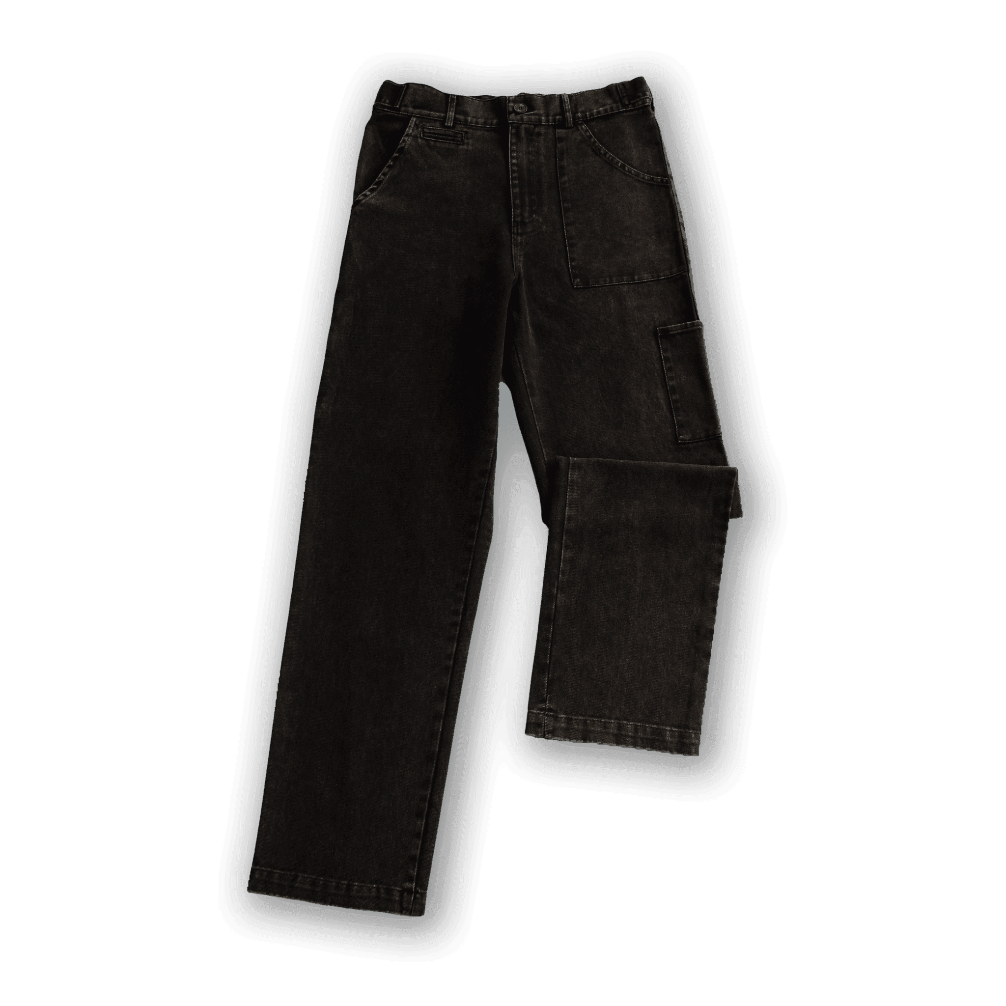 Washed Black Carpenter Pants - All@Once
