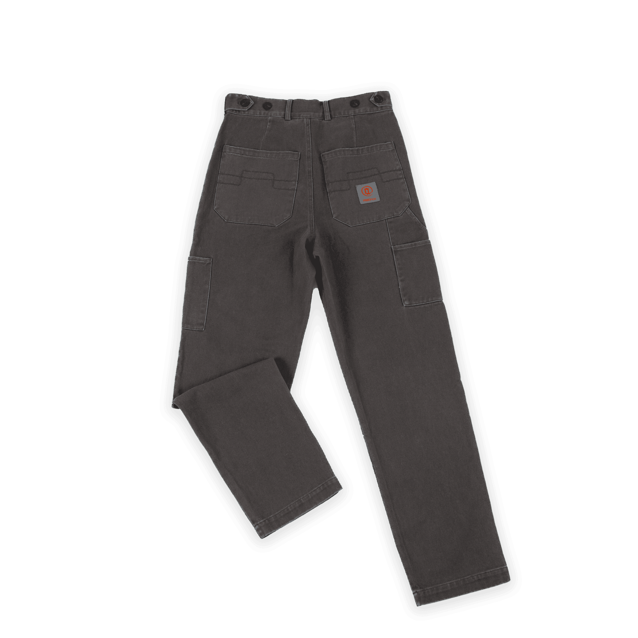 Washed Grey Carpenter Pants - All@Once