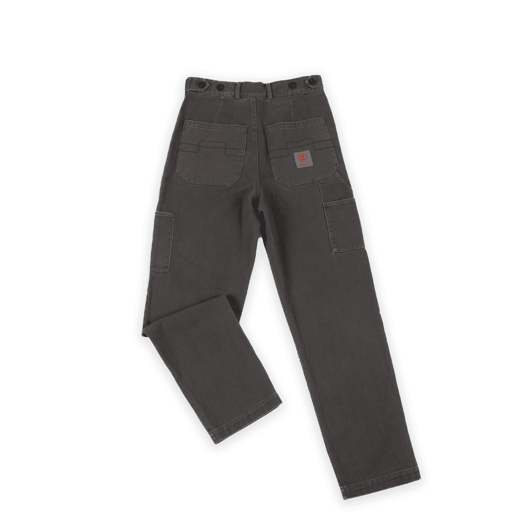 Washed Grey Carpenter Pants - All@Once