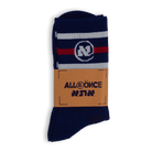 Blue and Red UNI Alef Socks - All@Once