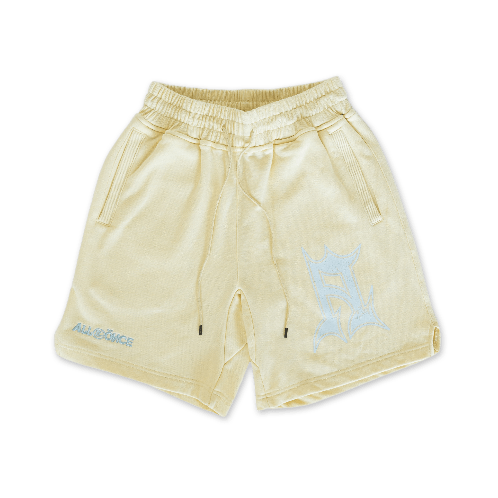 Cream Glyph Shorts - All@Once