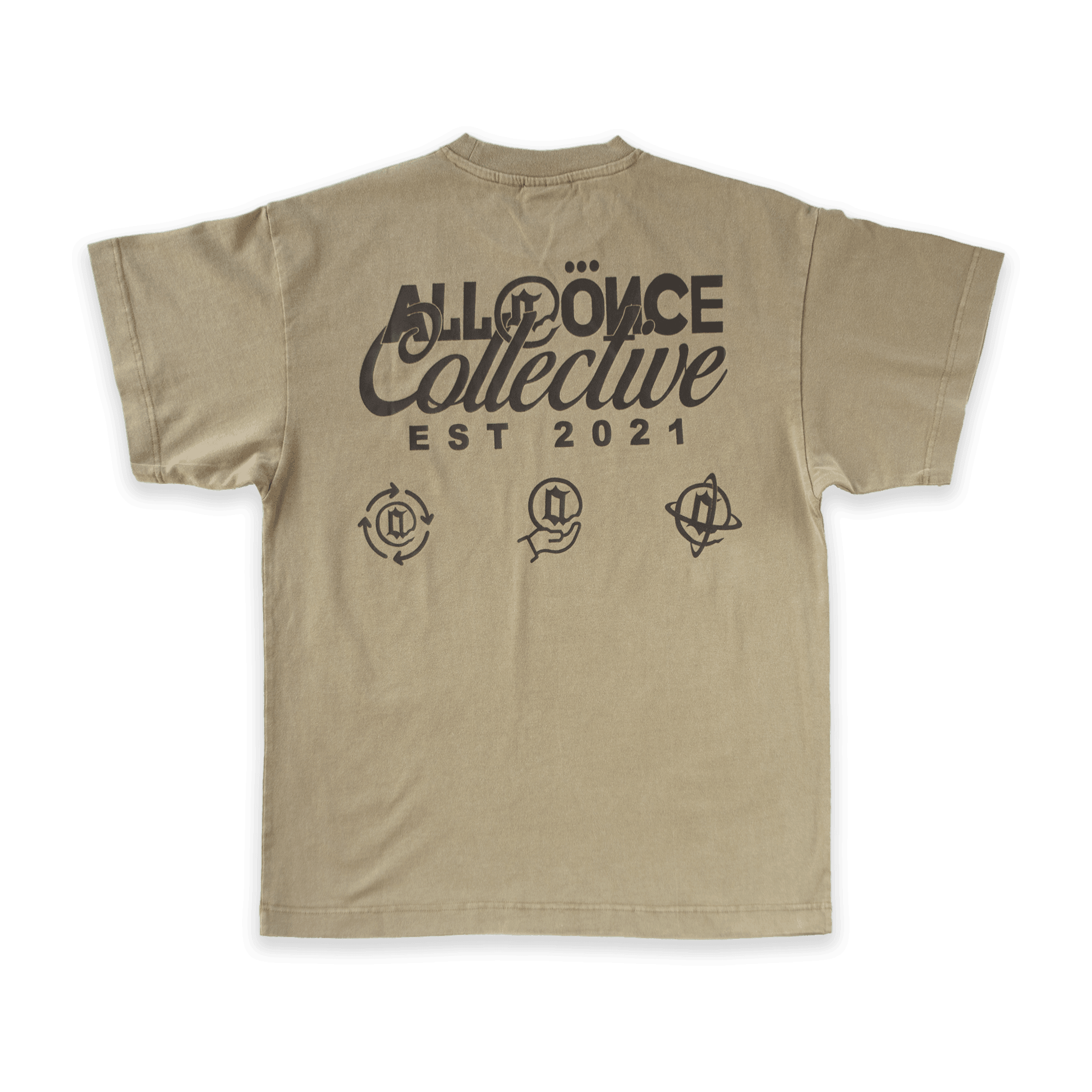 Green Washed Collective Tee - All@Once