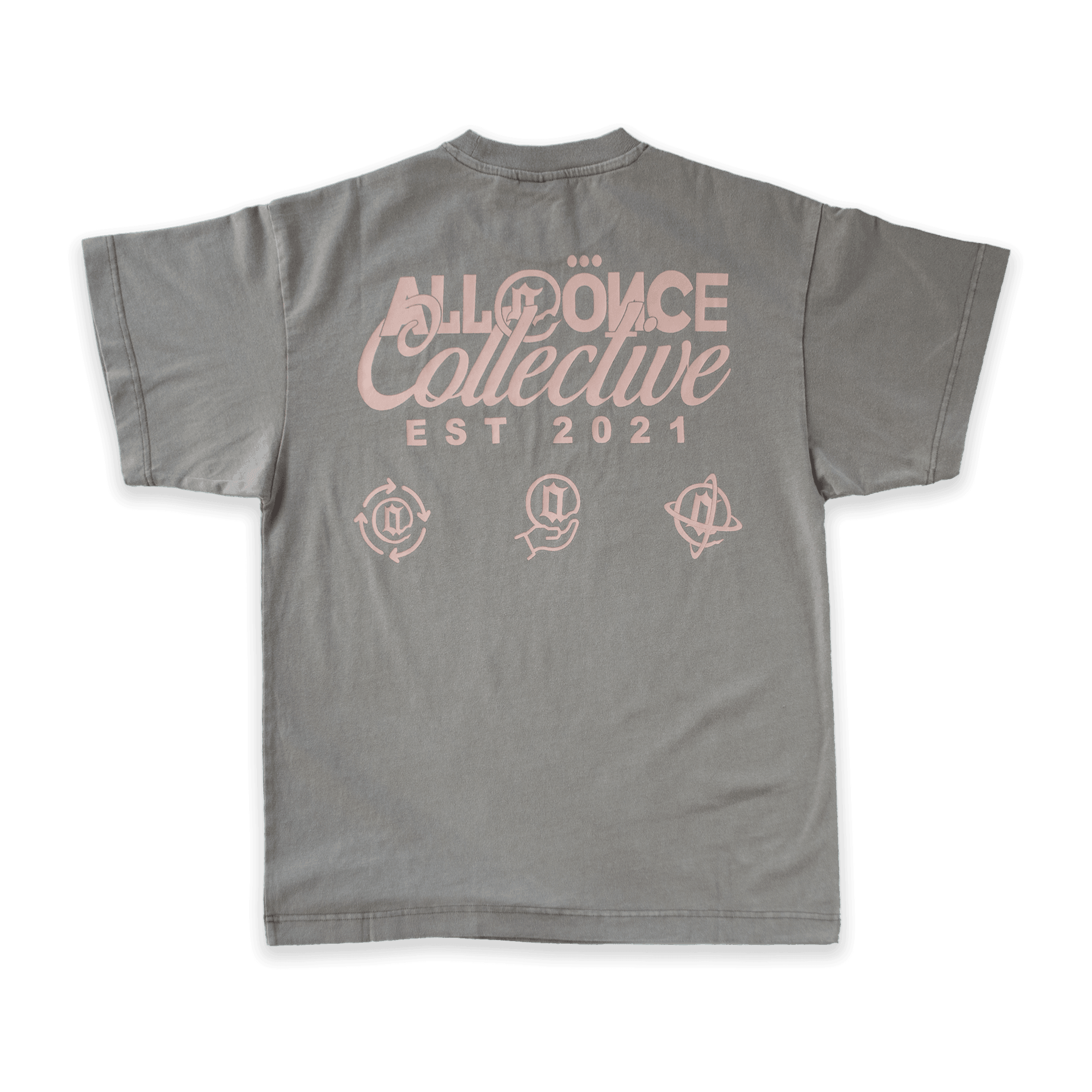 Grey Washed Collective Tee - All@Once