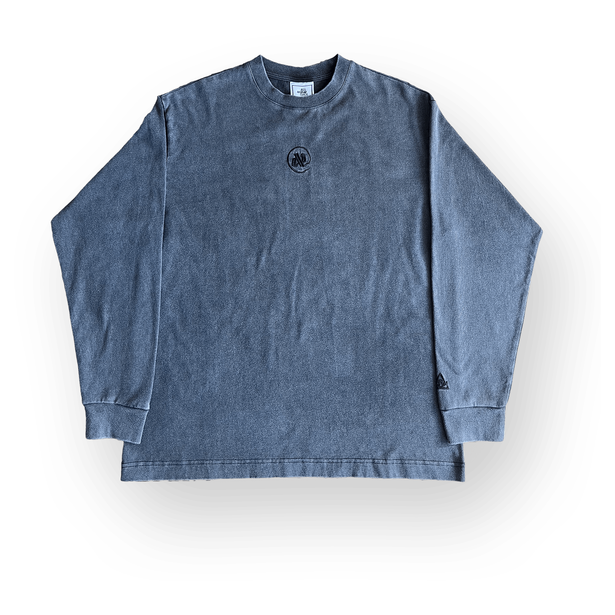 Long Sleeve Washed Black @ Alef Tee - All@Once