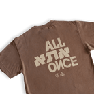 Washed Brown Alef Tee - All@Once