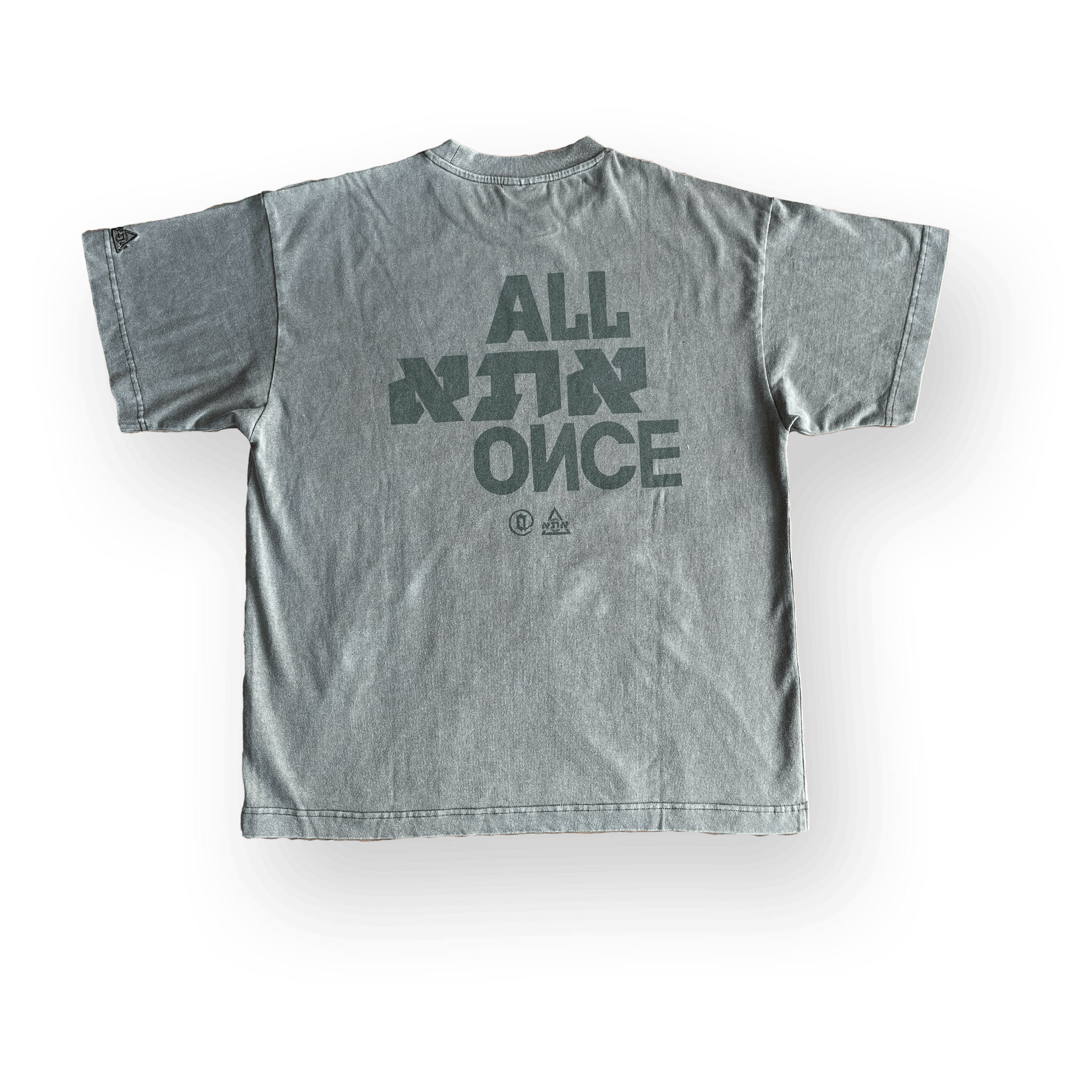 Washed Green Alef Tee - All@Once