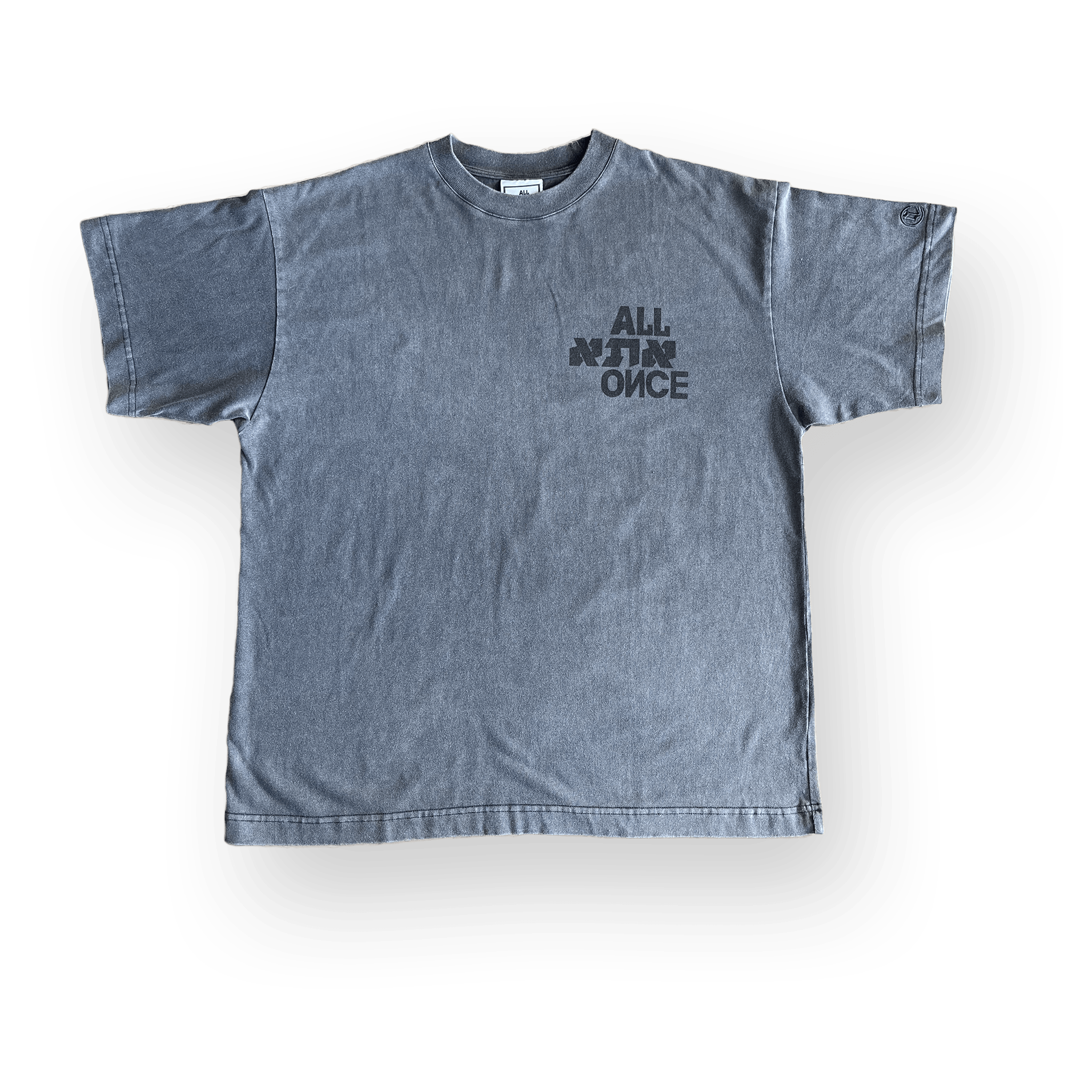 Washed Grey All ATA Once Tee - All@Once