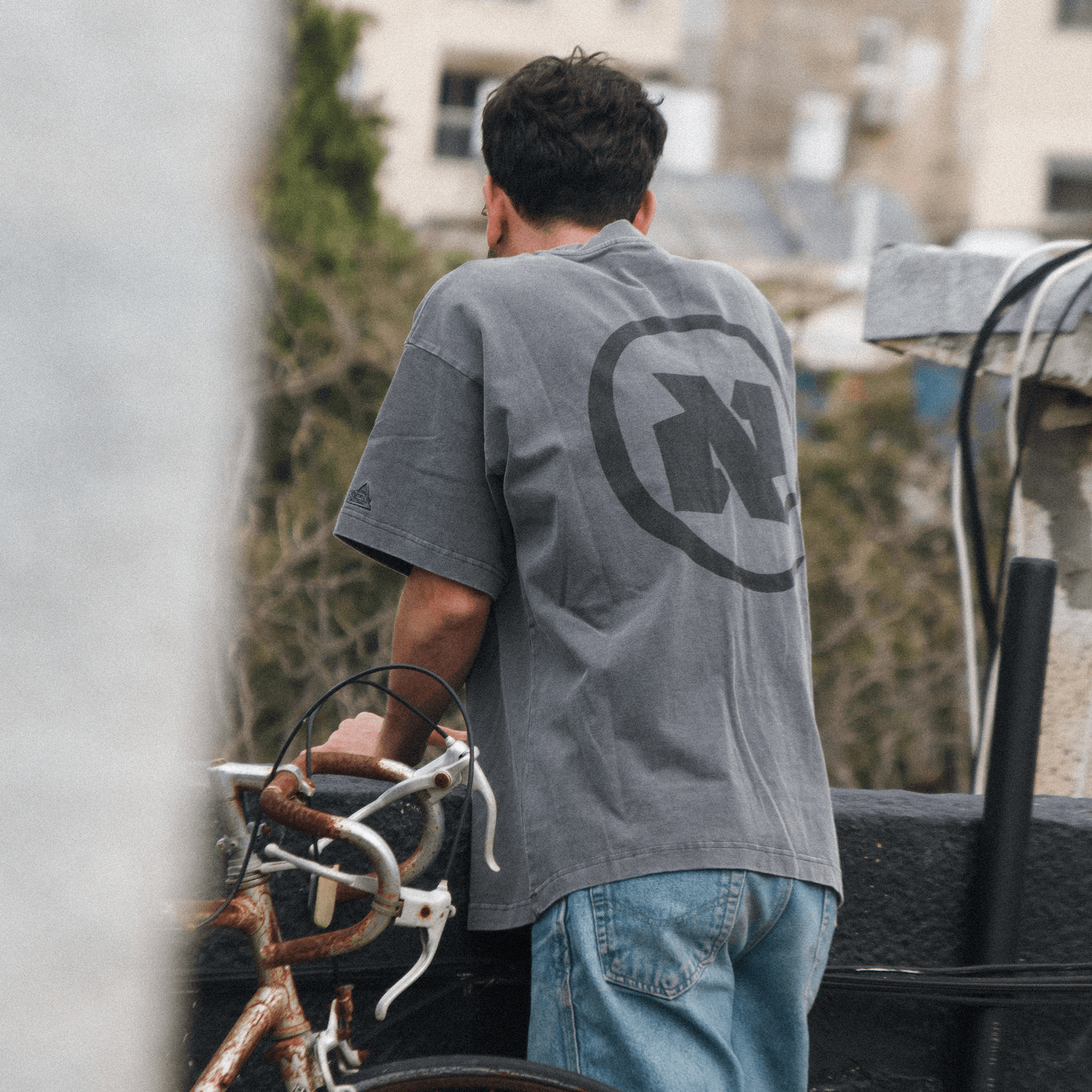 Washed Grey All ATA Once Tee - All@Once