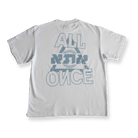 White Double Logo Tee - All@Once