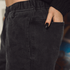 Wide Black Caj Pants - All@Once