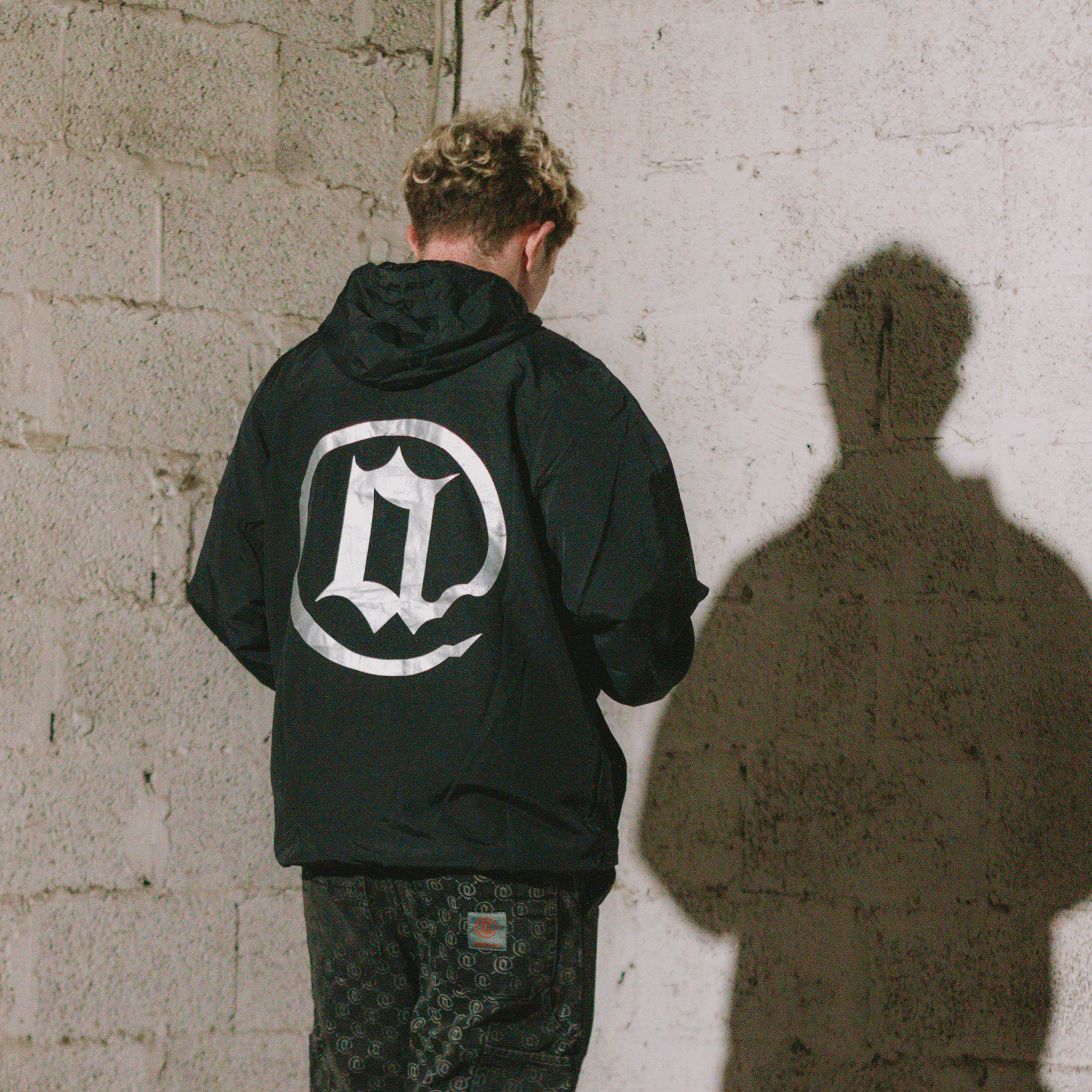 Black Reflective Anorak - All@Once