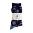 Blue Monogram Socks - All@Once