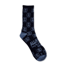 Blue Monogram Socks - All@Once