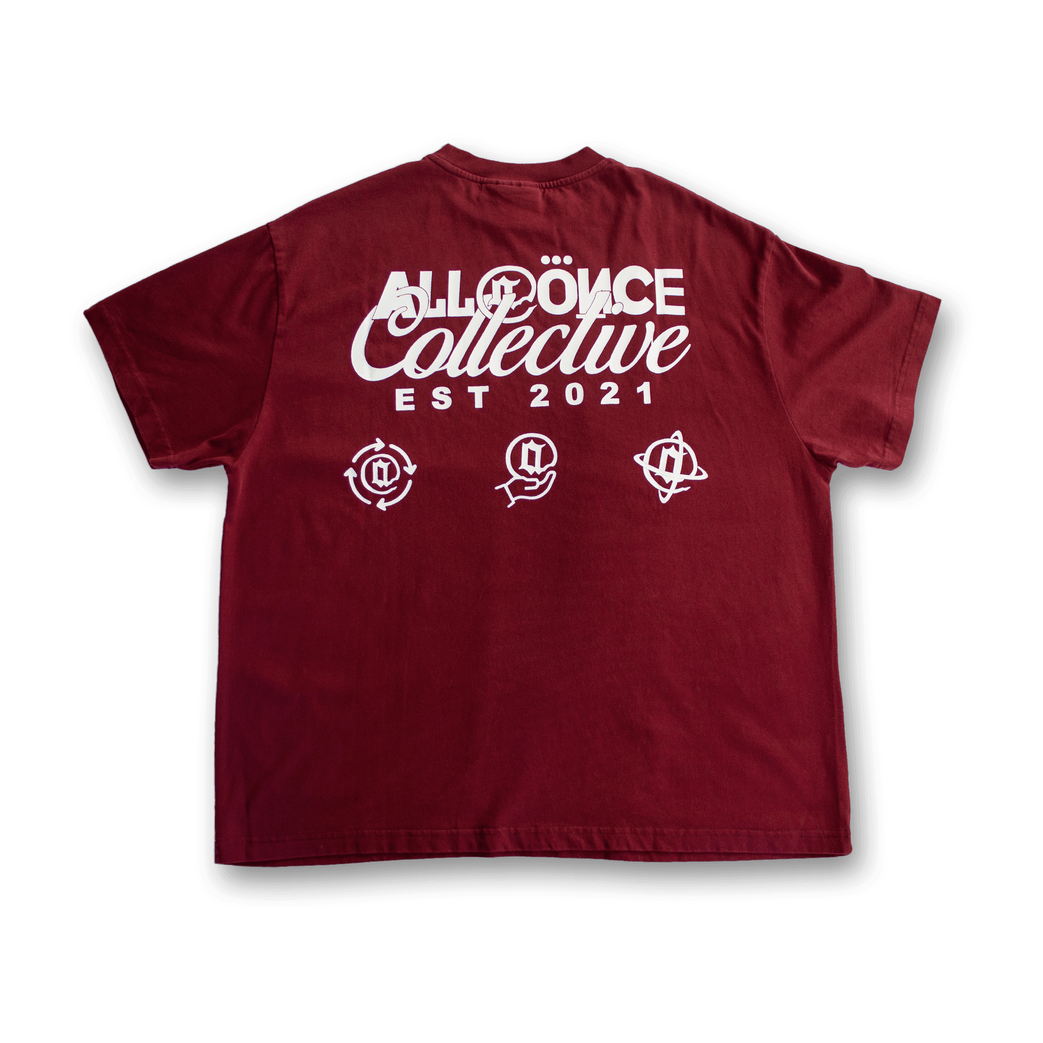 Burgundy Collective Tee - All@Once