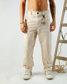 Creme Carpenter Pants - All@Once