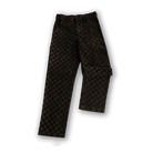 Monogram Black Carpenter Pants - All@Once