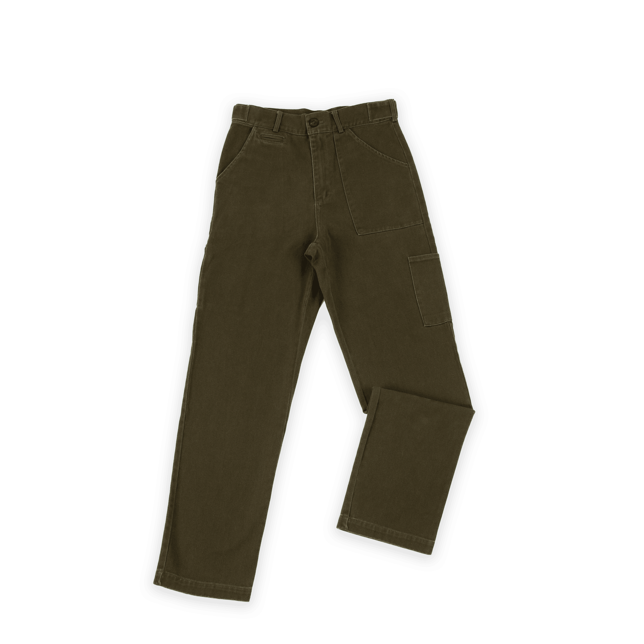 Olive Green Carpenter Pants - All@Once