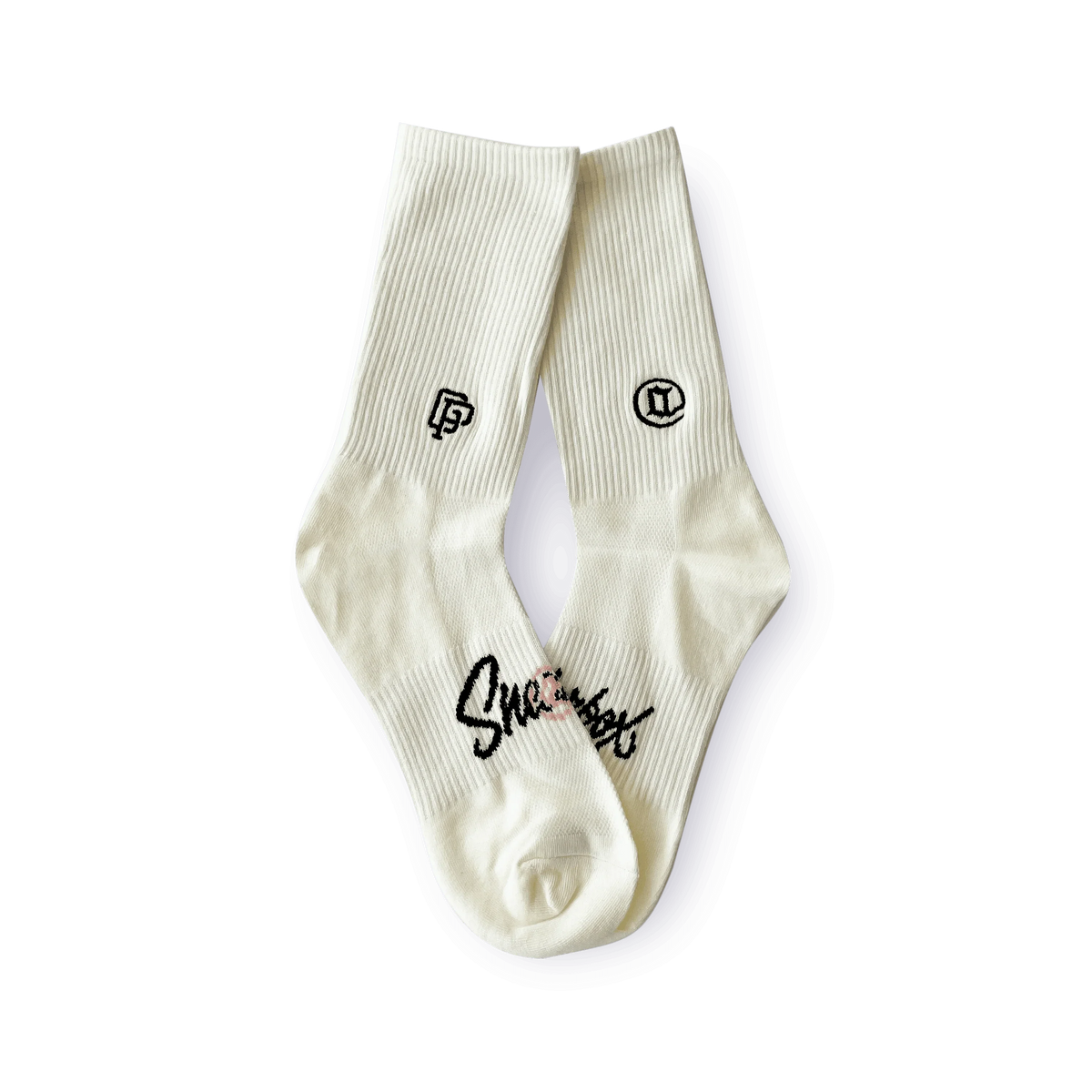 Sne@kerbox Script Off-White Socks, All@Once (photo 2)