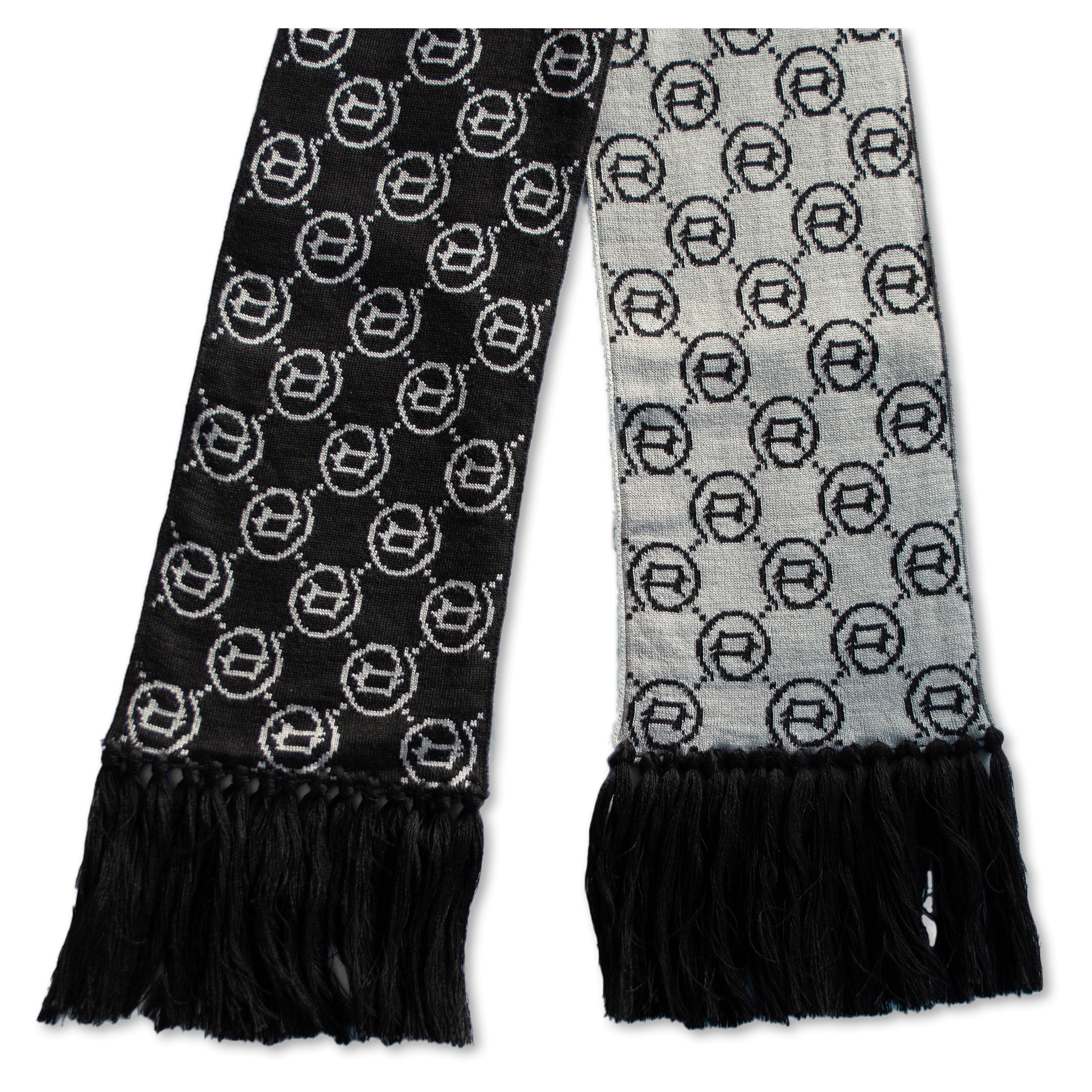 Two-Tone Monogram Scarf - All@Once