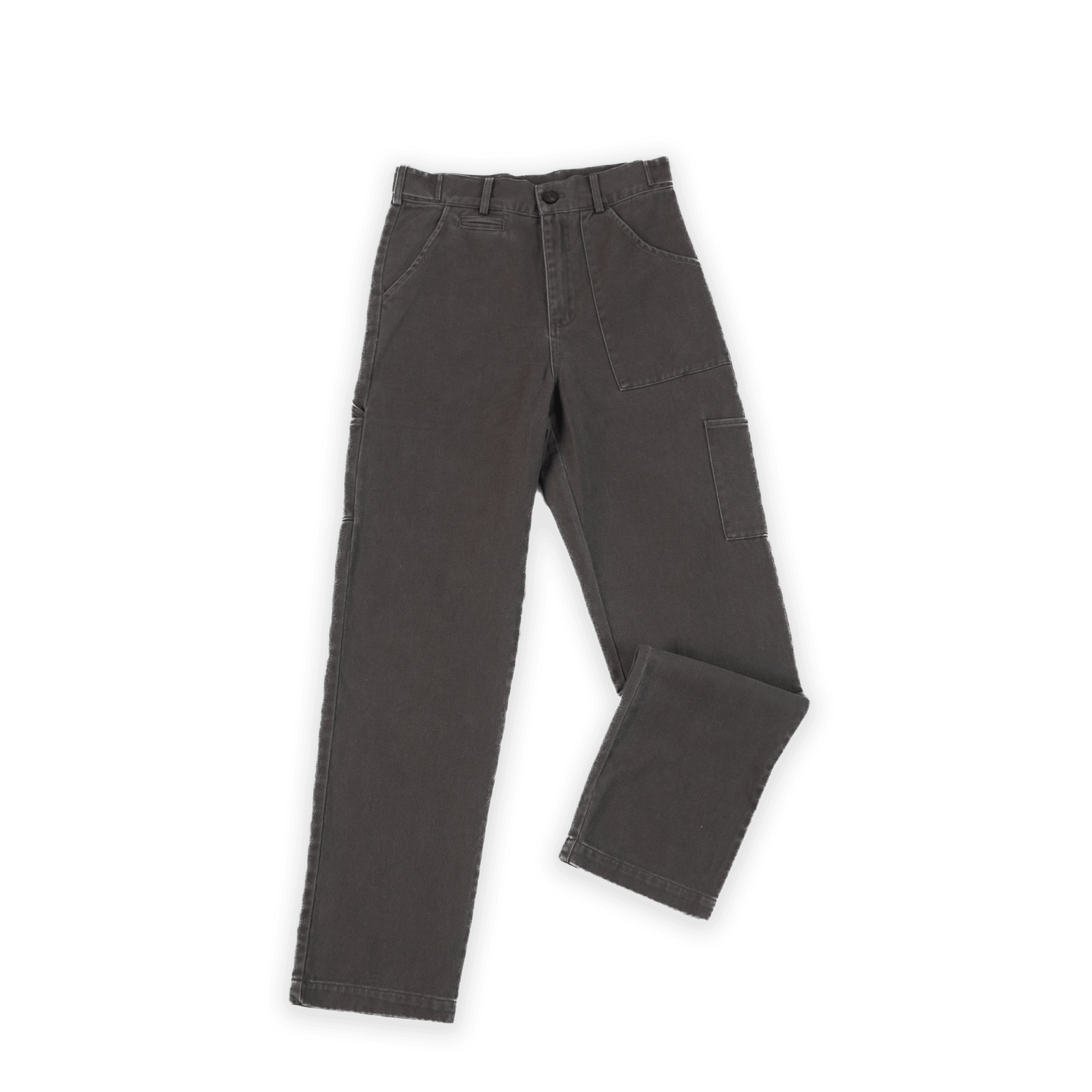 Washed Grey Carpenter Pants - All@Once