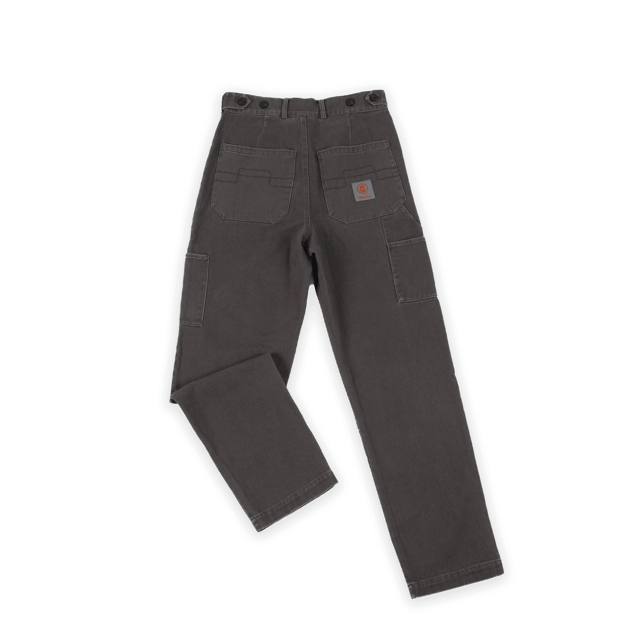 Washed Grey Carpenter Pants - All@Once