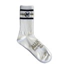 White and Grey UNI Alef Socks - All@Once